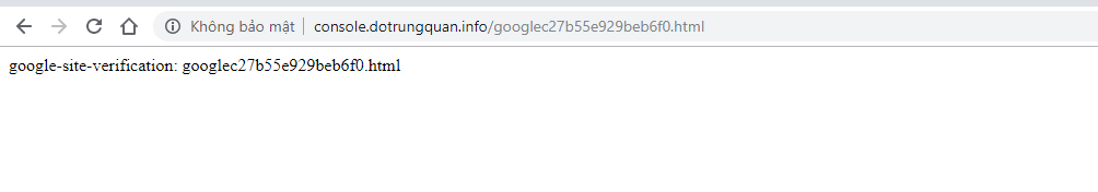 Hướng dẫn khai báo website với Google Console 6 Khai báo website với Google Search Console