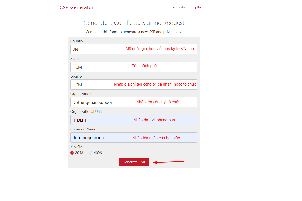 Hướng dẫn tạo CSR để cài đặt SSL 1 Tạo CSR như thế nào