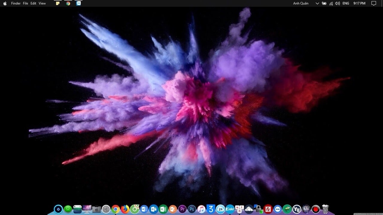 Mang giao diện IOS 11 Theme for Windows 10 34 mac