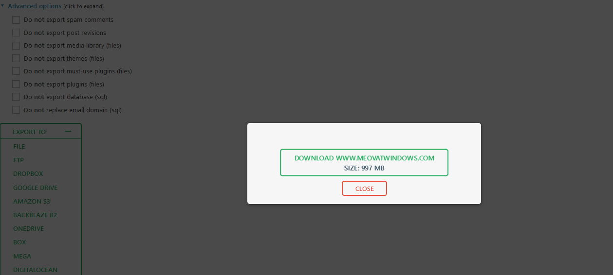 Hướng dẫn Clone Website WordPress bằng Plugin All in one Migration 29 plugin backup 4