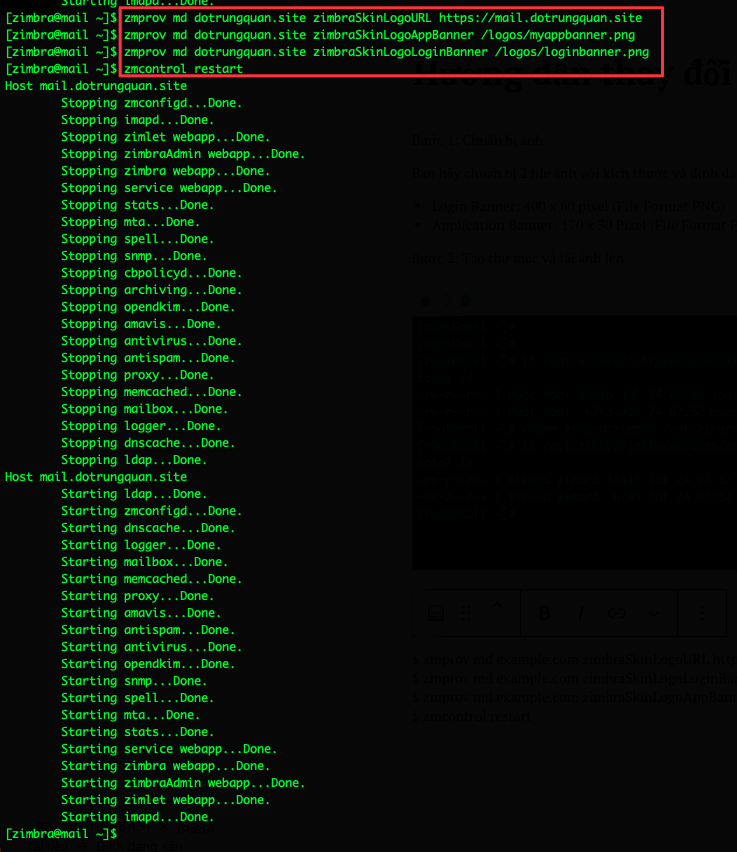 Hướng dẫn thay đổi Logo Zimbra Mail Server 2 Screenshot 2021 07 24 at 13.44.48