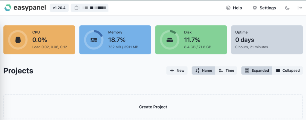 Hướng dẫn cài đặt Easypanel trên Ubuntu - Đỗ Trung Quân
