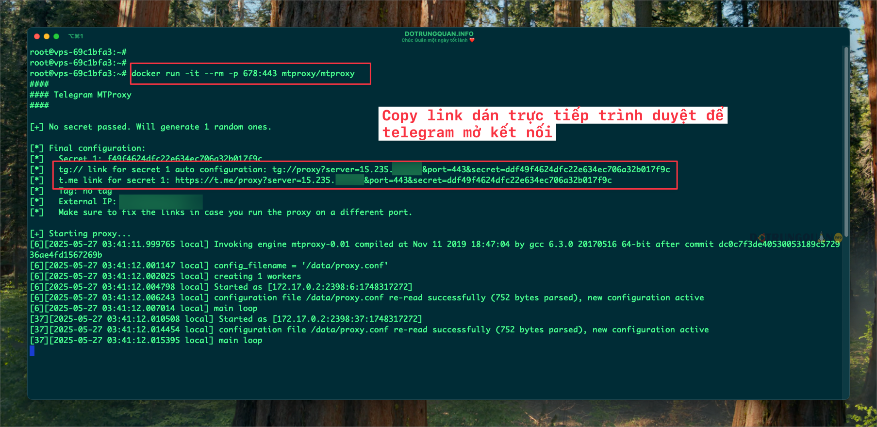 Hướng dẫn cài đặt MTProxy trên Linux 5 Hướng dẫn cài đặt MTProxy trên Linux