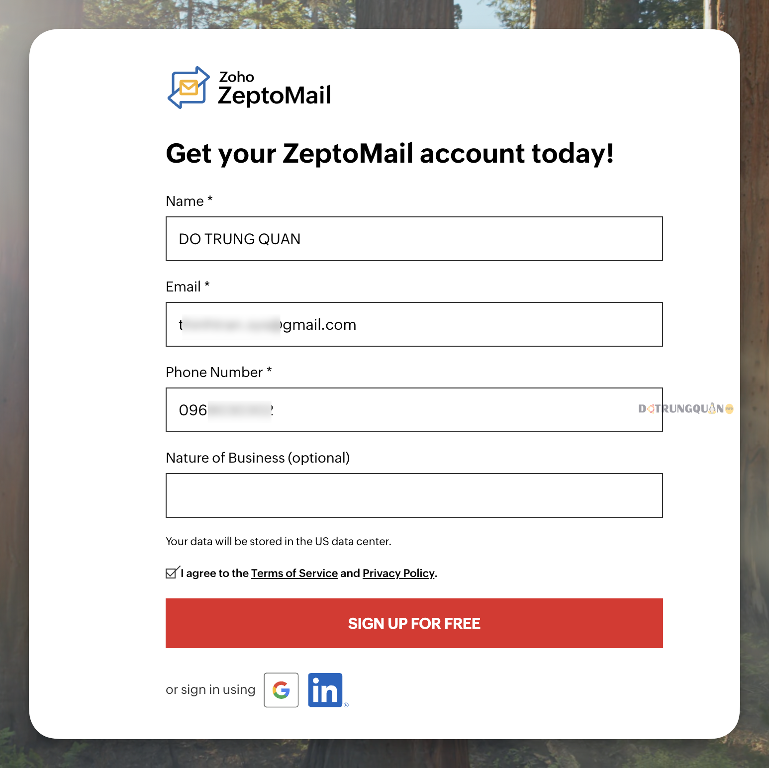 Hướng dẫn đăng ký và sử dụng Zoho ZeptoMail