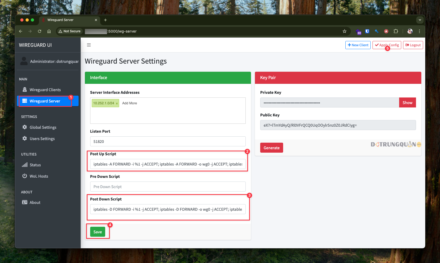 Cài đặt WireGuard UI bằng Docker Compose 7 CleanShot 2025 08 01 at 15.30.26