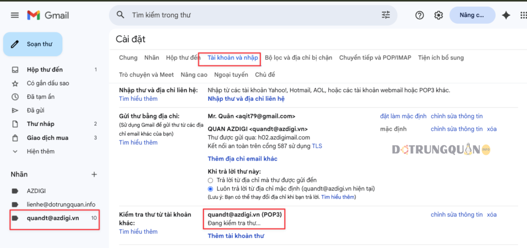 Hướng dẫn sử dụng Mail Hosting AZDIGI từ A–Z (Cấu hình DNS, Webmail, Outlook, Gmail) 30 CleanShot 2026 04 11 at 08.48.09