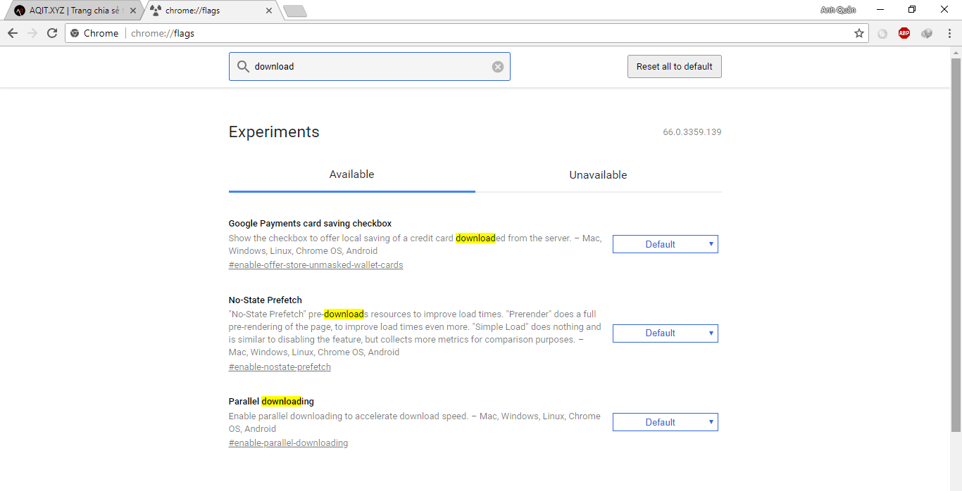 Hướng dẩn Kích hoạt tính năng tăng tốc download trên Google Chrome 20 Screenshot 41